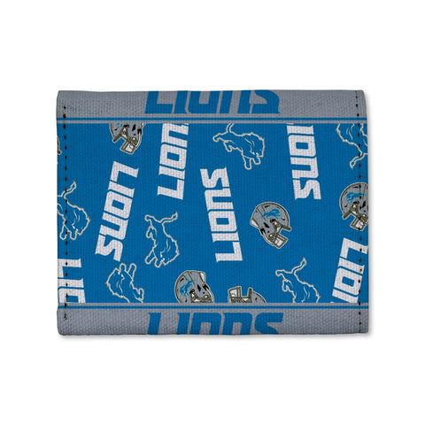 Detroit Lions Canvas Trifold Wallet