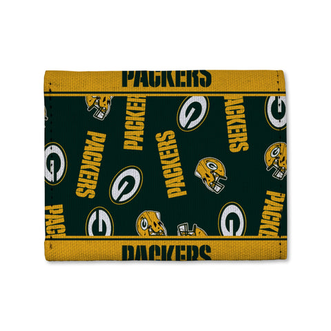 Green Bay Packers Canvas Trifold Wallet