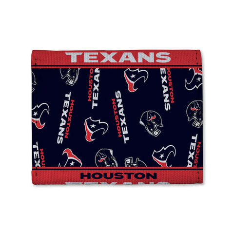 Houston Texans Canvas Trifold Wallet