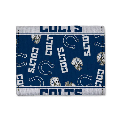 Indianapolis Colts Canvas Trifold Wallet