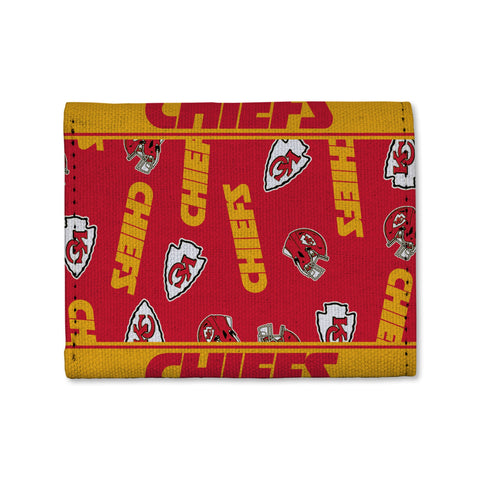 Kansas City Chiefs Canvas Trifold Wallet
