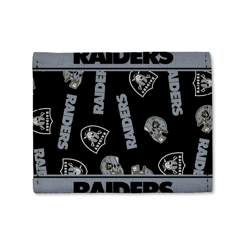 Las Vegas Raiders Canvas Trifold Wallet