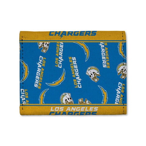 Los Angeles Chargers Canvas Trifold Wallet