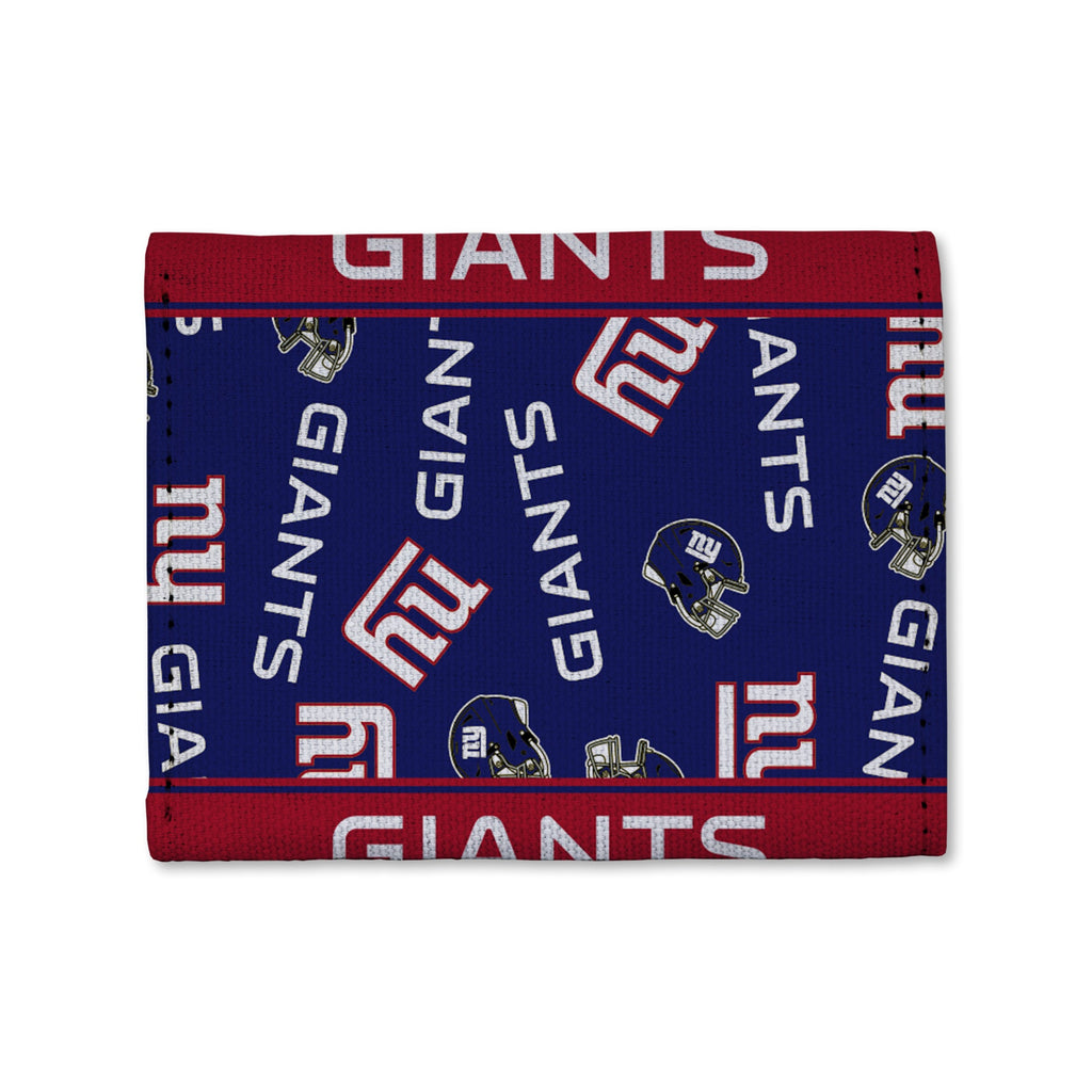 New York Giants Canvas Trifold Wallet