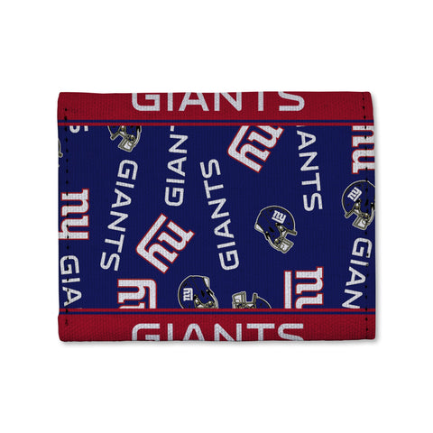 New York Giants Canvas Trifold Wallet