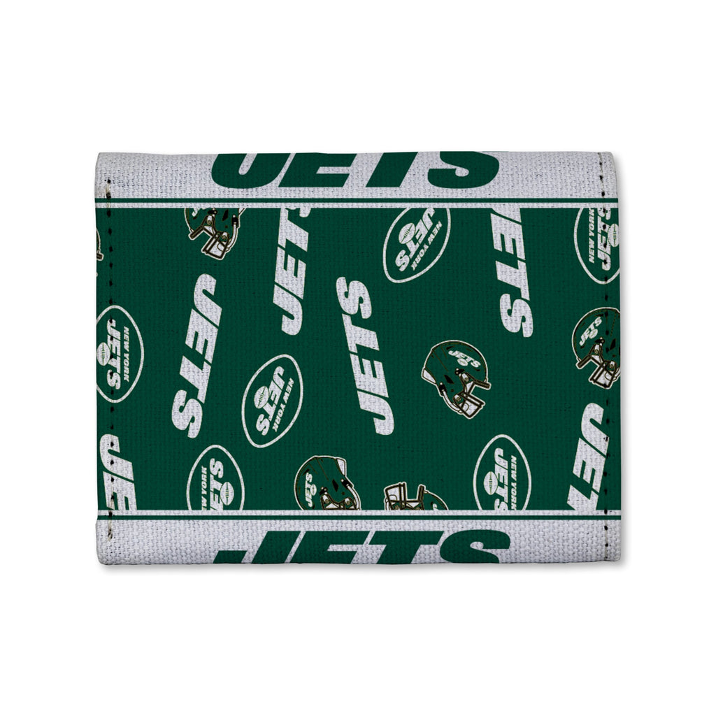 New York Jets Canvas Trifold Wallet