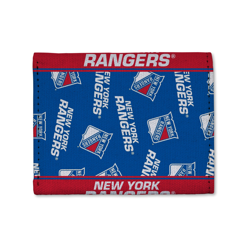 New York Rangers Canvas Trifold Wallet