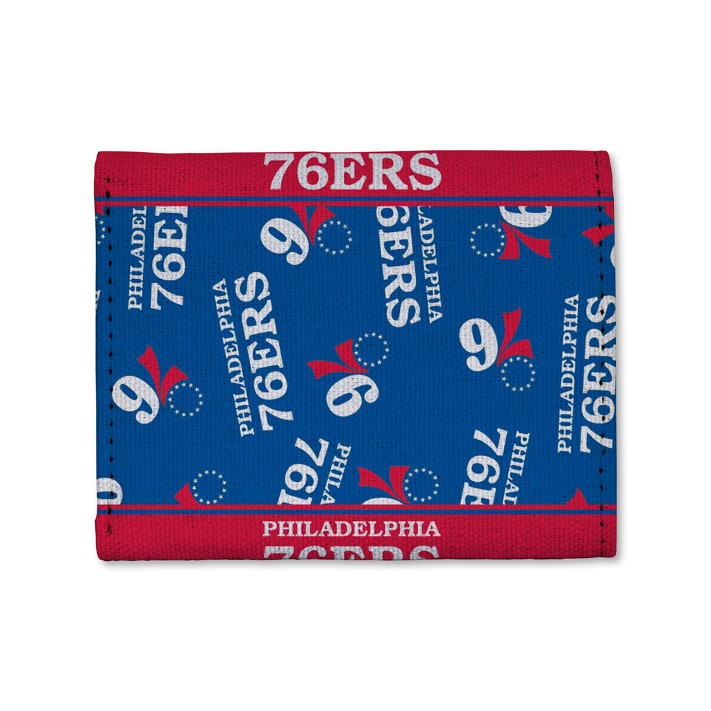 Philadelphia 76ers Canvas Trifold Wallet