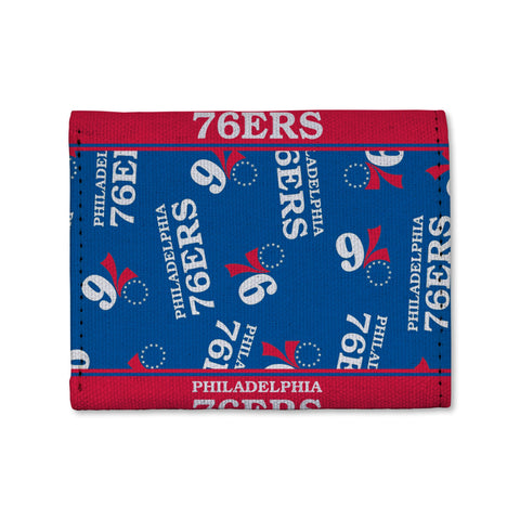 Philadelphia 76ers Canvas Trifold Wallet