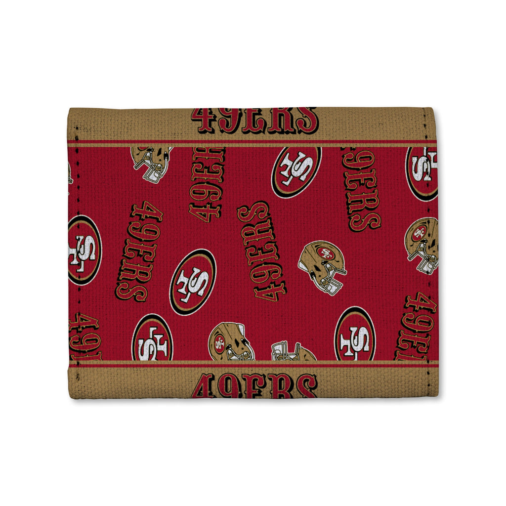 San Francisco 49ers Canvas Trifold Wallet
