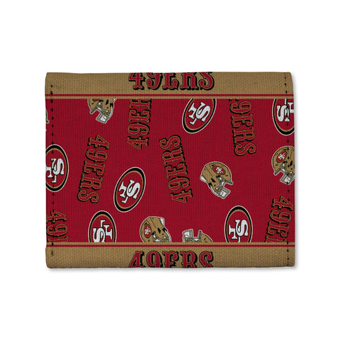 San Francisco 49ers Canvas Trifold Wallet