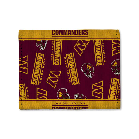 Washington Commanders Canvas Trifold Wallet