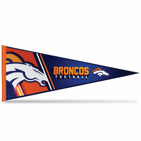 Denver Broncos 12" x 30" Deluxe Pennant