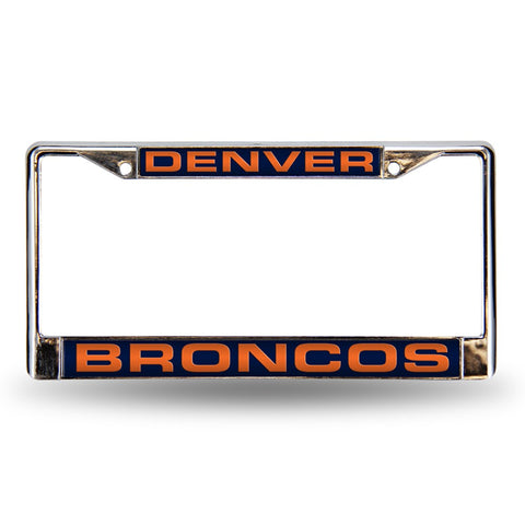 Denver Broncos Laser Cut License Plate Frame