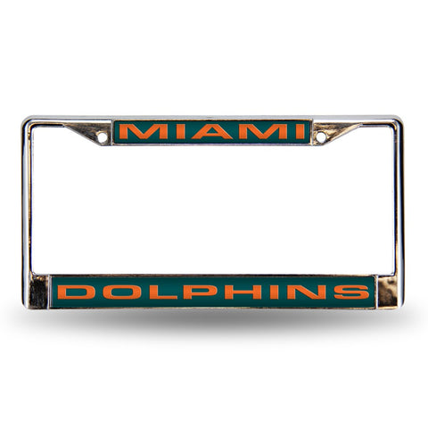 Miami Dolphins Laser Cut License Plate Frame