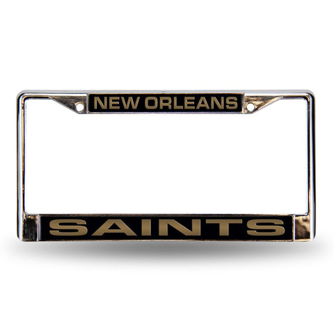 New Orleans Saints Laser Cut License Plate Frame