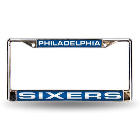 Philadelphia 76ers Laser Cut License Plate Frame