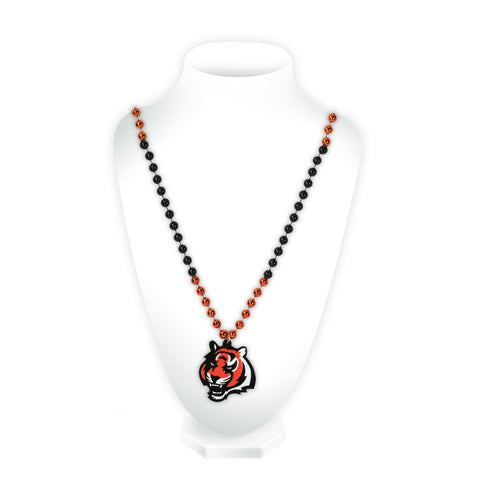 Cincinnati Bengals Sport Beads With Medallion