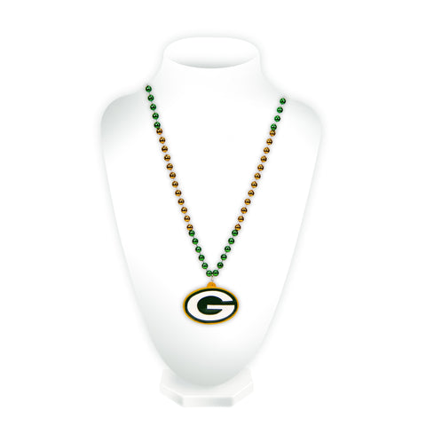 Green Bay Packers Sport Beads With Medallion