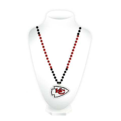 Kansas City Chiefs Sport Beads With Medallion