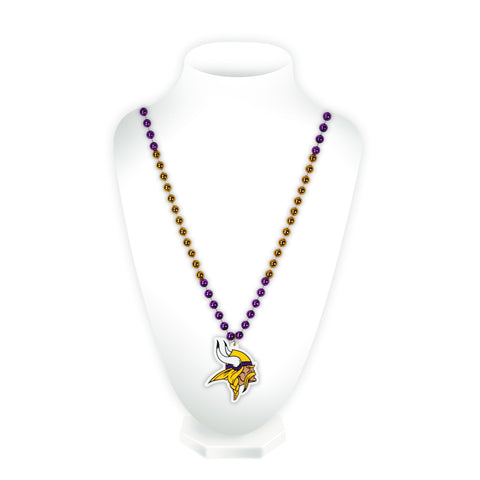 Minnesota Vikings Sport Beads With Medallion