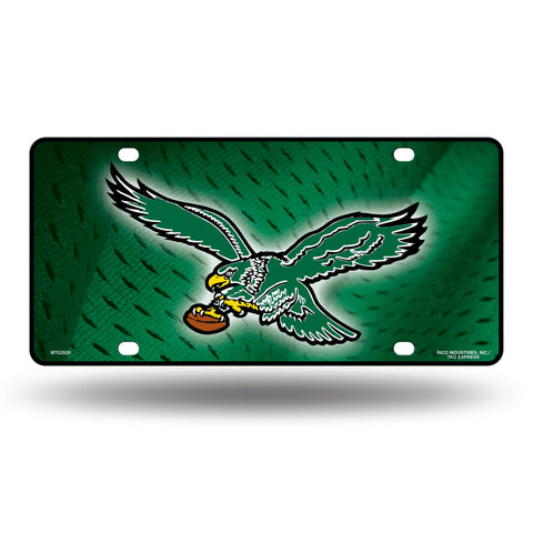 Philadelphia Eagles Retro Metal Logo License Plate