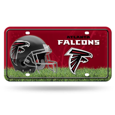 Atlanta Falcons Metal Logo License Plate