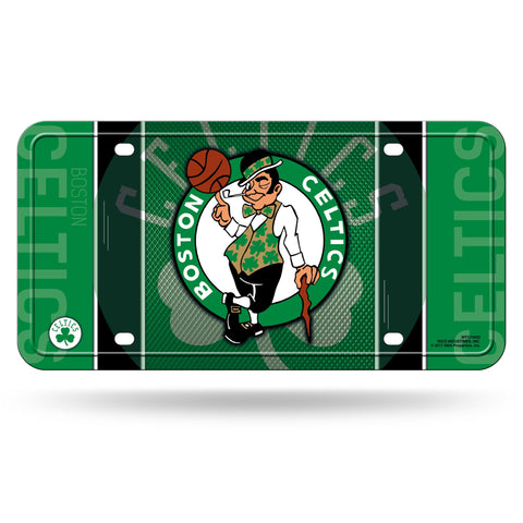 Boston Celtics Metal Logo License Plate
