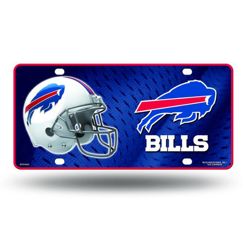 Buffalo Bills Metal Logo License Plate