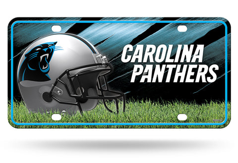 Carolina Panthers Metal Logo License Plate