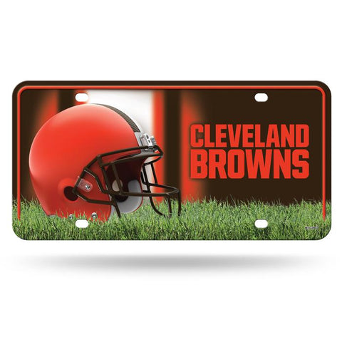Cleveland Browns Metal Logo License Plate
