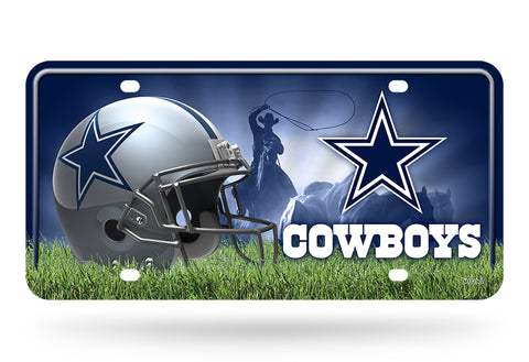 Dallas Cowboys Metal Logo License Plate