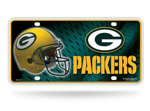 Green Bay Packers Metal Logo License Plate