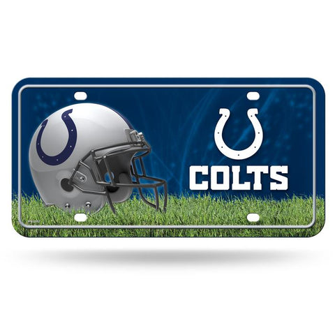 Indianapolis Colts Metal Logo License Plate