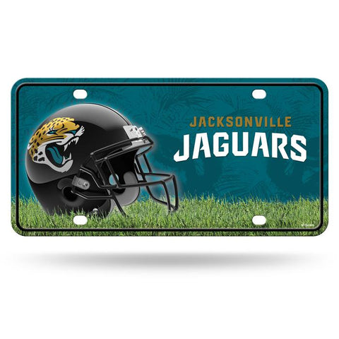 Jacksonville Jaguars Metal Logo License Plate