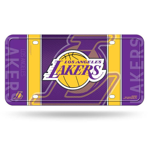 Los Angeles Lakers Metal Logo License Plate