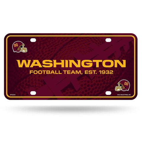 Washington Football Team Metal Logo License Plate