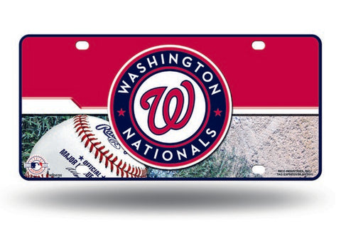 Washington Nationals Metal Logo License Plate