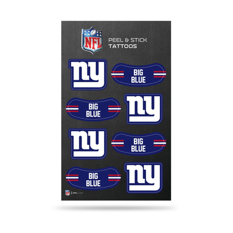 New York Giants Peel and Stick Tattoos