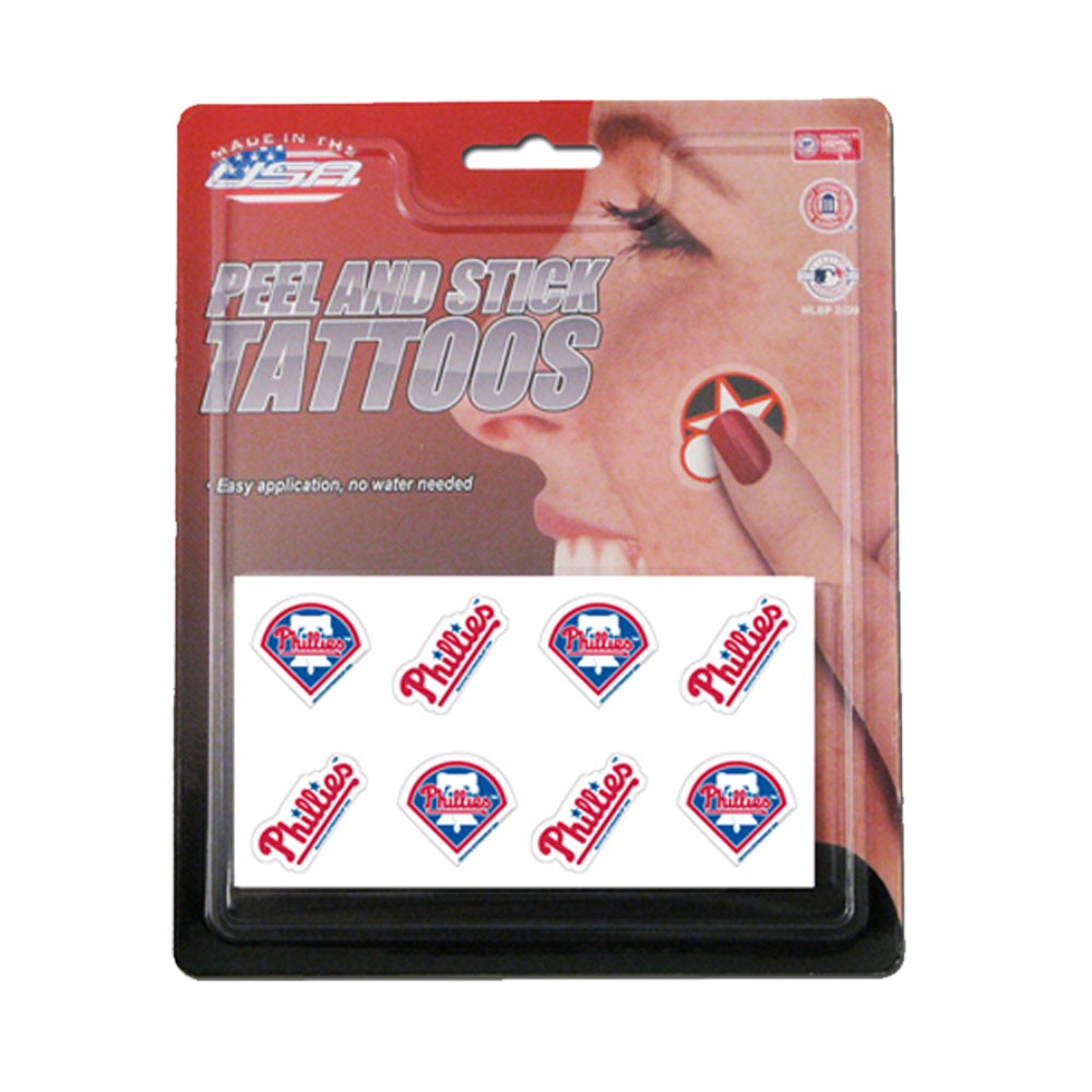 Philadelphia Phillies Peel and Stick Tattoos
