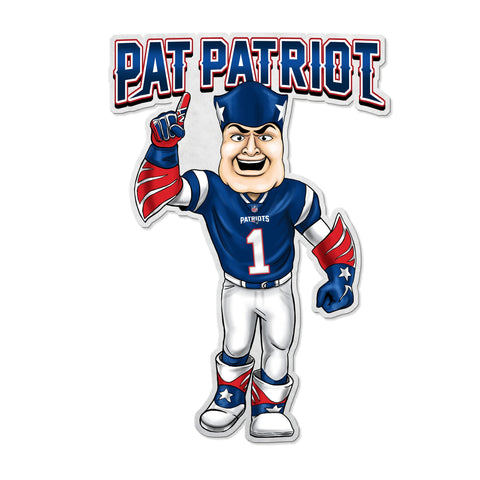 New England Patriots Shape Cut Mascot Pennant