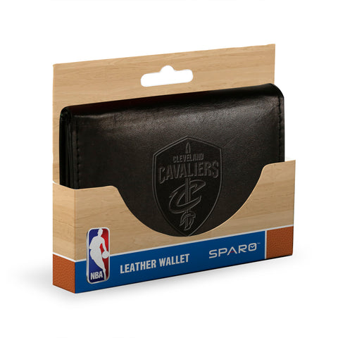 Cleveland Cavaliers Embossed Trifold Wallet - Black