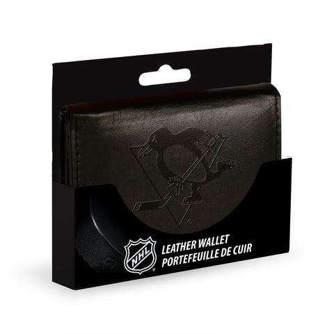 Pittsburgh Penguins Embossed Trifold Wallet