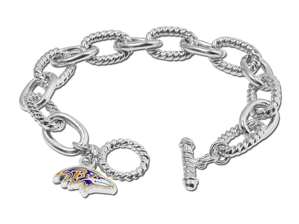 Baltimore Ravens NFL Link Bracelet