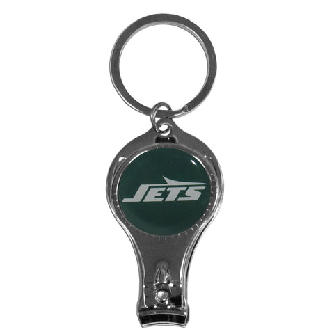 New York Jets Nail Clipper with Bottle Opener Key Chain