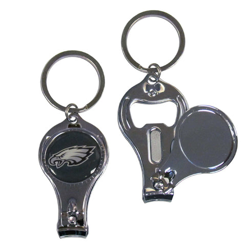 Philadelphia Eagles Nail Clipper with Bottle Opener Key Chain