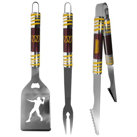 Washington Commanders 3pc Tailgater BBQ Grill Set