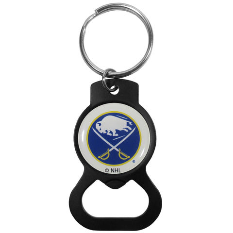 Buffalo Sabres Bottle Opener Key Chain - Black