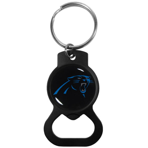 Carolina Panthers Bottle Opener Key Chain - Black