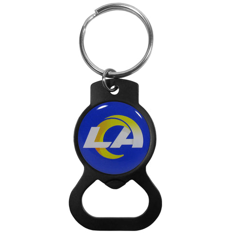 Los Angeles Rams Bottle Opener Key Chain - Black